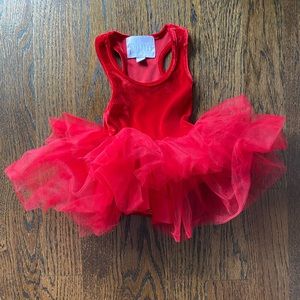Velvet dance tutu dress